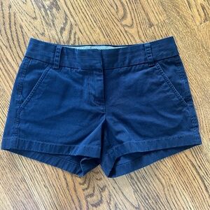 J. Crew 3" Chino shorts, size 2